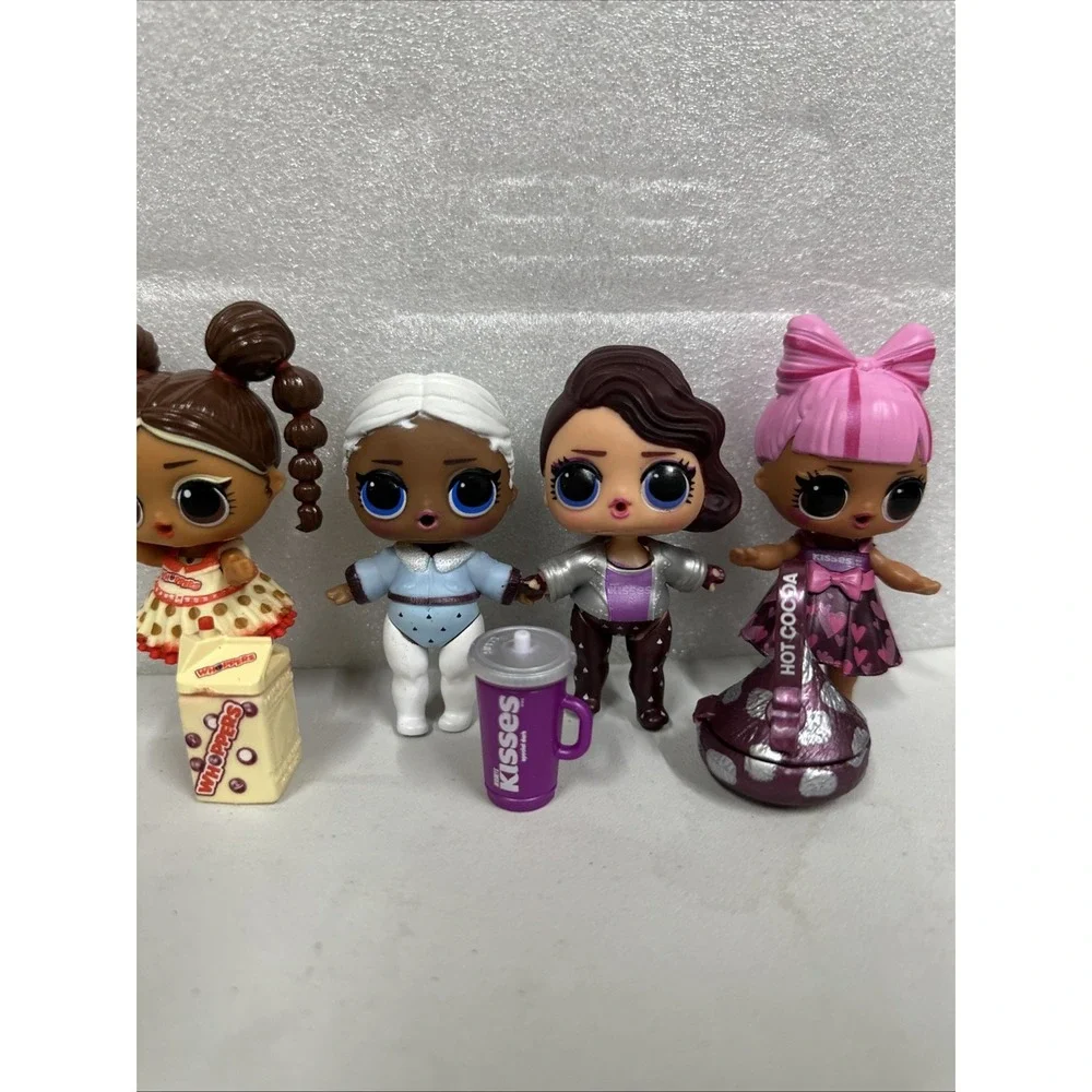 MALTED MAVEN WHOPPERS Kisses‎ Lot Of 4 LOL Surprise doll sweets series